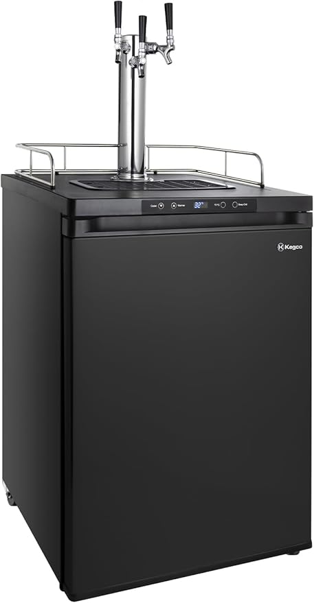 Kegco HBK309B-3 Kegerator, No Kegs, Black