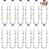 - Super paquet avantageux : ce paquet super avantageux comprend 12 mini guirlandes à LED de Noël, chacune mesurant 17,7 pouces de long lorsqu'elles sont portées et contiennent 26 mini perles en forme d'ampoule avec 8 lumières LED lumineuses qui peuvent clignoter en 3 modes amusants pour une ambiance festive.