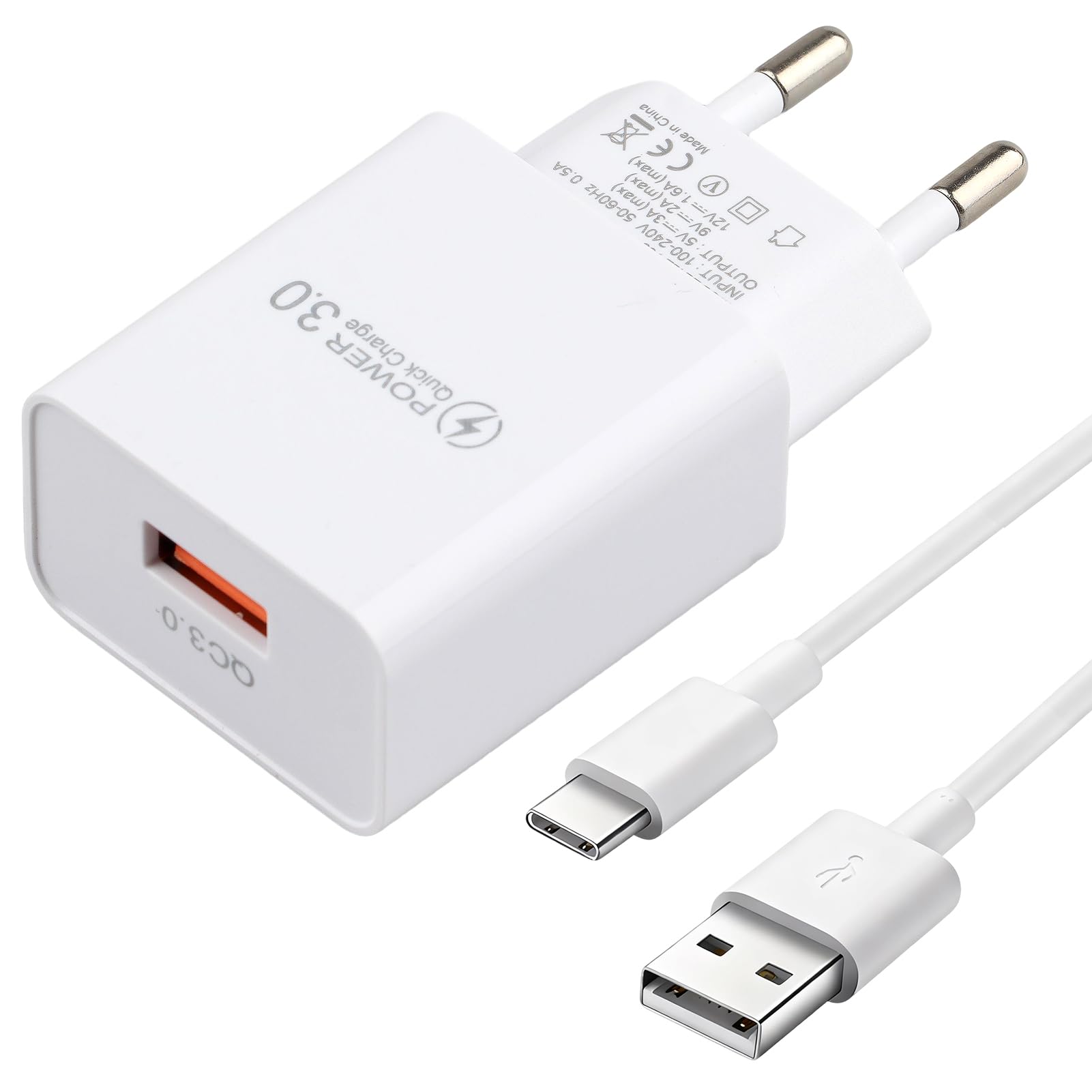 3A Caricabatterie Rapido Cavo di Ricarica P30 Pro, P30 Lite, P20 Lite, P20 Pro, Mate 10