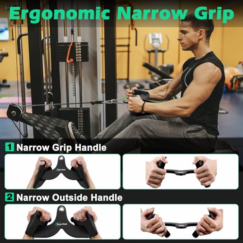 TRACE KASA LAT Pulldown Attachments: LAT Pull Down Bar Cable Machine Attachment 5Pcs Home Gym Equipment by TRACE KASA - Image 2