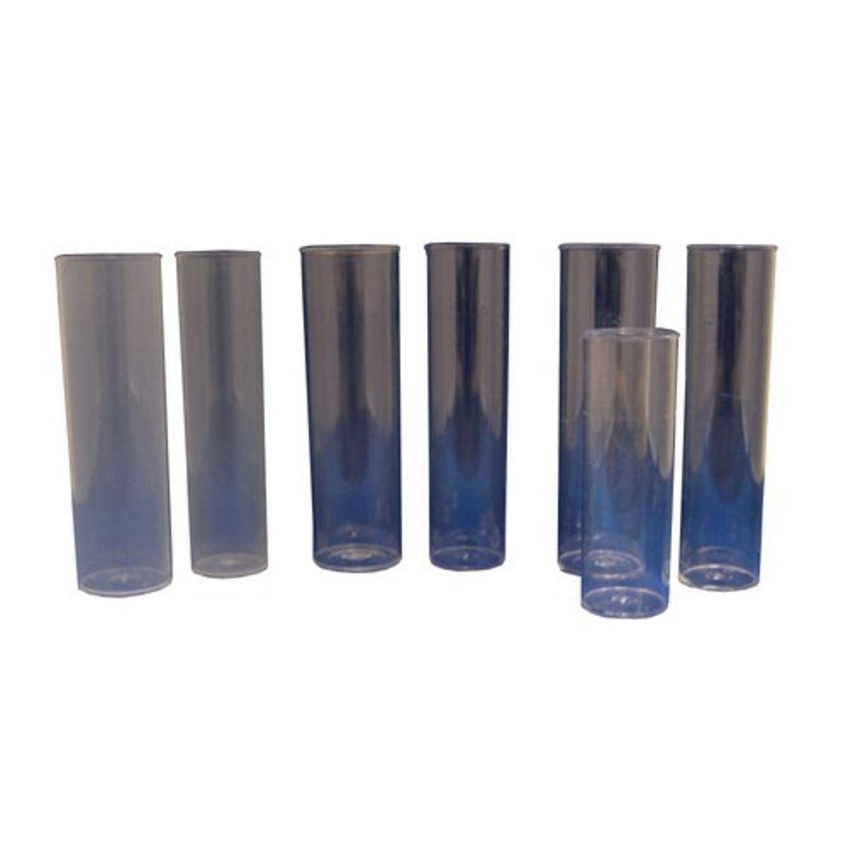 ES-3815 Polystyrene Drosophila Vial, Narrow, Bulk Packaging, 25" Diameter x 95 mm Length (Pack of 500)