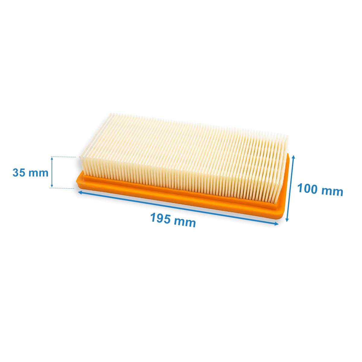 EVAYP HEPA Filter for Vacuum Cleaners Suitable for Karcher 6.414-631.0 Suitable for DS 5500, DS 5600, DS 6000, DS 5800 - Image 2