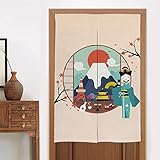 off white vulcanized low Dimensioni: 85 x 120 cm Tenda Noren