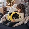 Mewaii Cute Black Cat Bee Plush Pillow, Kawaii Plushies Bee Stuffed Animal Toy, Kitten Plushies with Honeybee Outfit Costume, Soft Squishy Birthday Gifts for Kids & Girls (16 Inch) #4