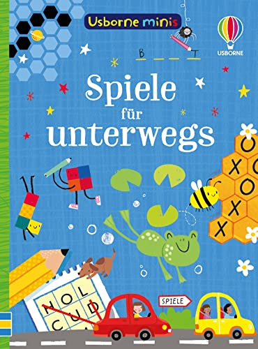 Usborne Minis: Spiele für unterwegs: Mini-Buch mit Spielen für zwei...