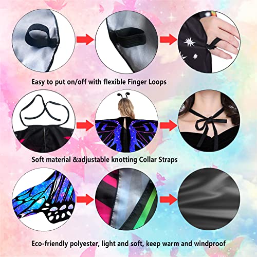 Pinkunicoon Butterfly Wings For Women, Halloween Butterfly Costume For Women thumb #6
