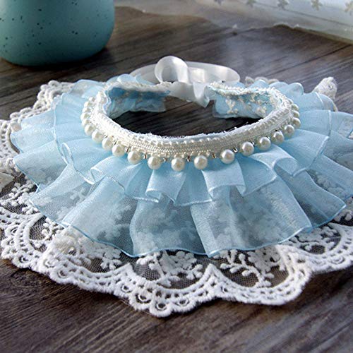 Rayminsin Pet Bandana Costumecat Dog Cute Lace Princess Saliva Towel Dog Bib Scarf Bib Bib Small Dog Cat Dress Up Accessories #TOP2