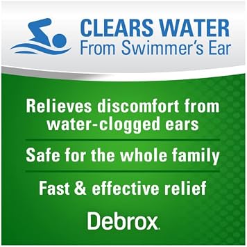 Debrox Swimmer's Ear Drying Drops for Adults & Kids, 1 Fl oz. (Pack of 6)