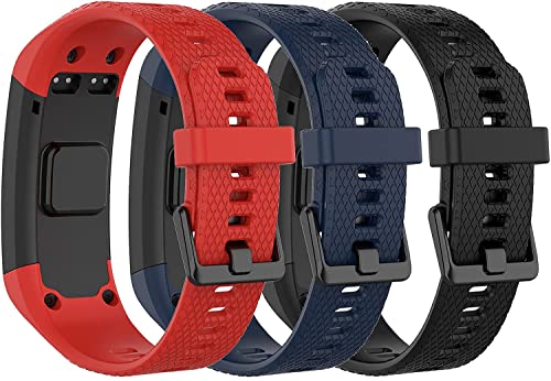 Tyogeephy Cinturino Compatibile con Garmin Vivosmart HR per Donne Uomini, Silicone Sostituzione Cinturino Accessori con cacciavite Fit per Vivosmart HR, NOT per Vivosmart HR+