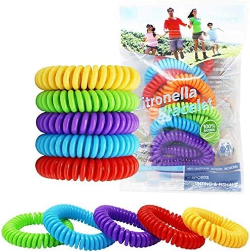 AVNISH Mosquito Repellent Bracelets - Natural Citronella Oil Coiled Spiral Wristbands - Waterproof & DEET-Free Bug Pest Control Bands for Kids, Adults, Camping, Hiking, and Outdoor Sports (5 PC)-picture-24
