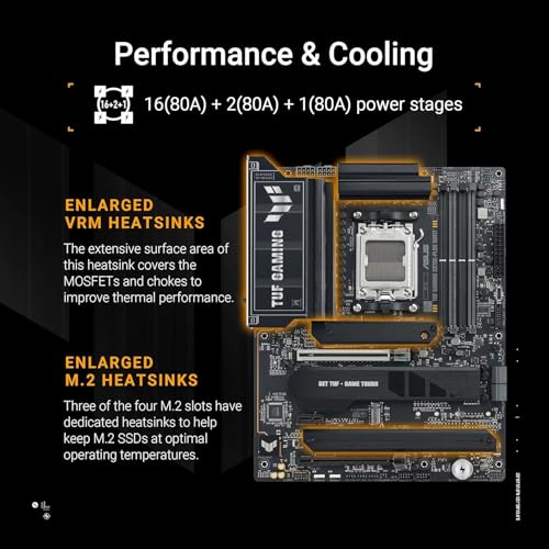 Image of MICRO CENTER AMD Ryzen 7 9800X3D CPU Processor with ASUS TUF Gaming X870E-PLUS WIFI7 ATX Motherboard (DDR5, PCIe 5.0 x16, 4X M.2 Slots, WiFi 7, 2 x Type-C USB4)