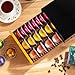 Flagship Coffee Pod Holder for Nespresso Vertuo Pod Organizer Fits All Vetuo Pods Black Metal With Wood Handle