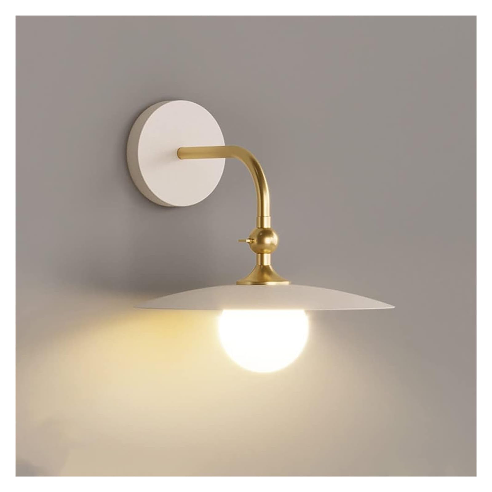 VGTLAKEX Wall Light Adjustable Wall Sconce Light Bedside Lamp White Headboard 180° Rotation Lamps Living Hallway Mount Lighting Fixtures