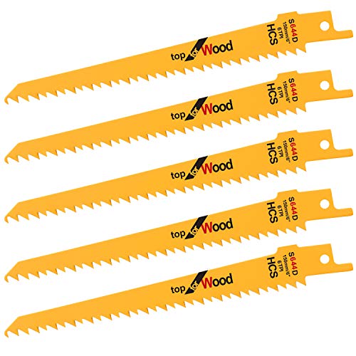PAGOW 6-Inch Wood Reciprocating Saw Blades
