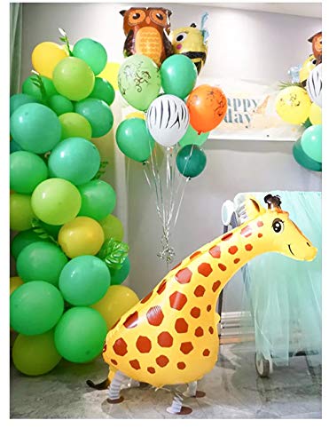 Dzrige Walking Animal Balloons Giraffe Balloon Animal Air Walker Helium Foil Balloon For Children Kids Fun Party (2Pcs) #TOP3