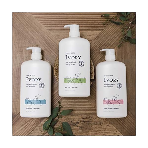 Ivory Body Wash Original Scent 30 oz, Pack of 4