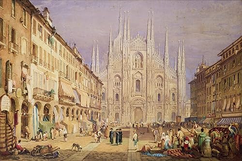 Peinture sur Toile Milan pour une Ambiance de Chambre Cosy et Apaisante