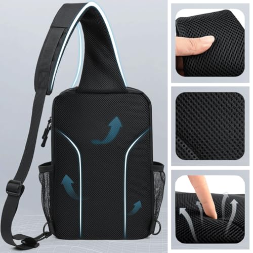 Crossbody Bag Sling Bag for Men Women Waterproof Lightweight Messenger Bag Shoulder Bag Satchel Travel Bag Work Bag2
