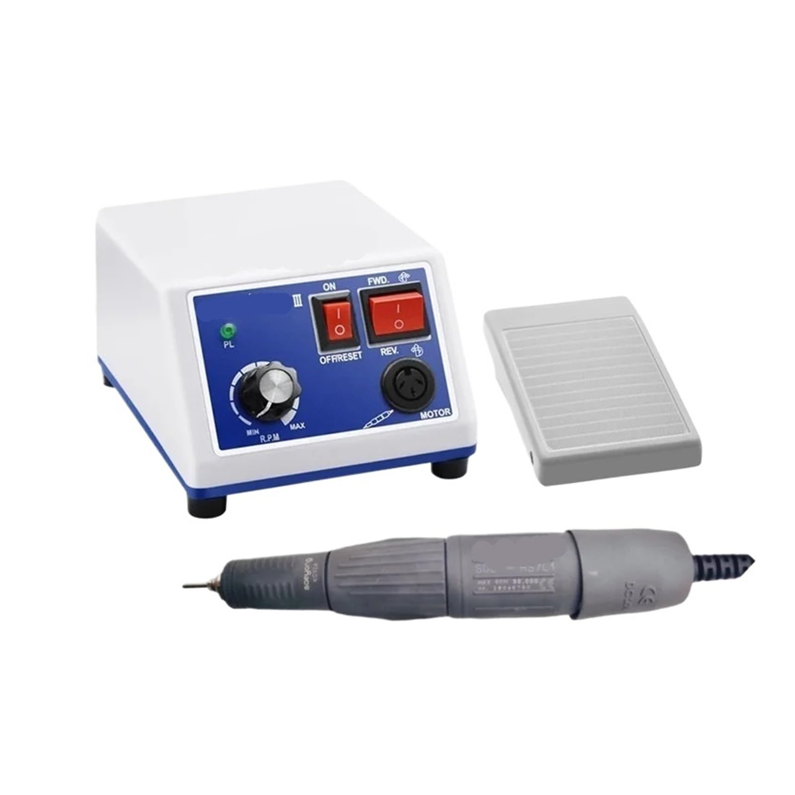 45K Strong 210 N3 micromotor H37LN Mango 65W 45000RPM taladros de uñas máquina de manicura pedicura Kit de Brocas de Lima eléctrica