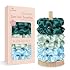 BONNET QUEEN Satin Scrunchies for Women, No Crease Silk Hair Ties & Holder, Soft Silk Hair Scrunchies for Sleeping & Everyday Use Ponytail Holders, Gentle HeadWear Hair Accessories 6 Pack, Green Tones