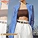WHIPPY Leather Belt for Women Casual Waist Belt with Gold Buckle Fashion Ladies Belt for Jeans Pants Dress,Coffee,XXL