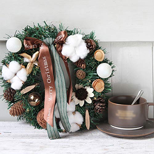 Guirlande de Noël FLXHSA pour Nouvel An et décoration festive de maison