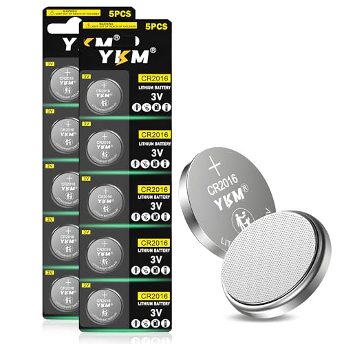 Batería CR2016 3V Litio Pack x10 YKM para Reloj y Control