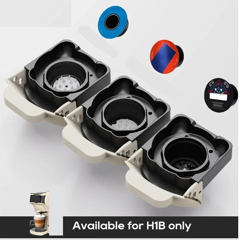 Pieza De Repuesto For Sistema Adaptador De Cápsulas De Máquina De Café H1B, Compatible Con HiBREW, Compatible Con Nespresso, Etc.(Compatible for 1B BGE Caffitaly)