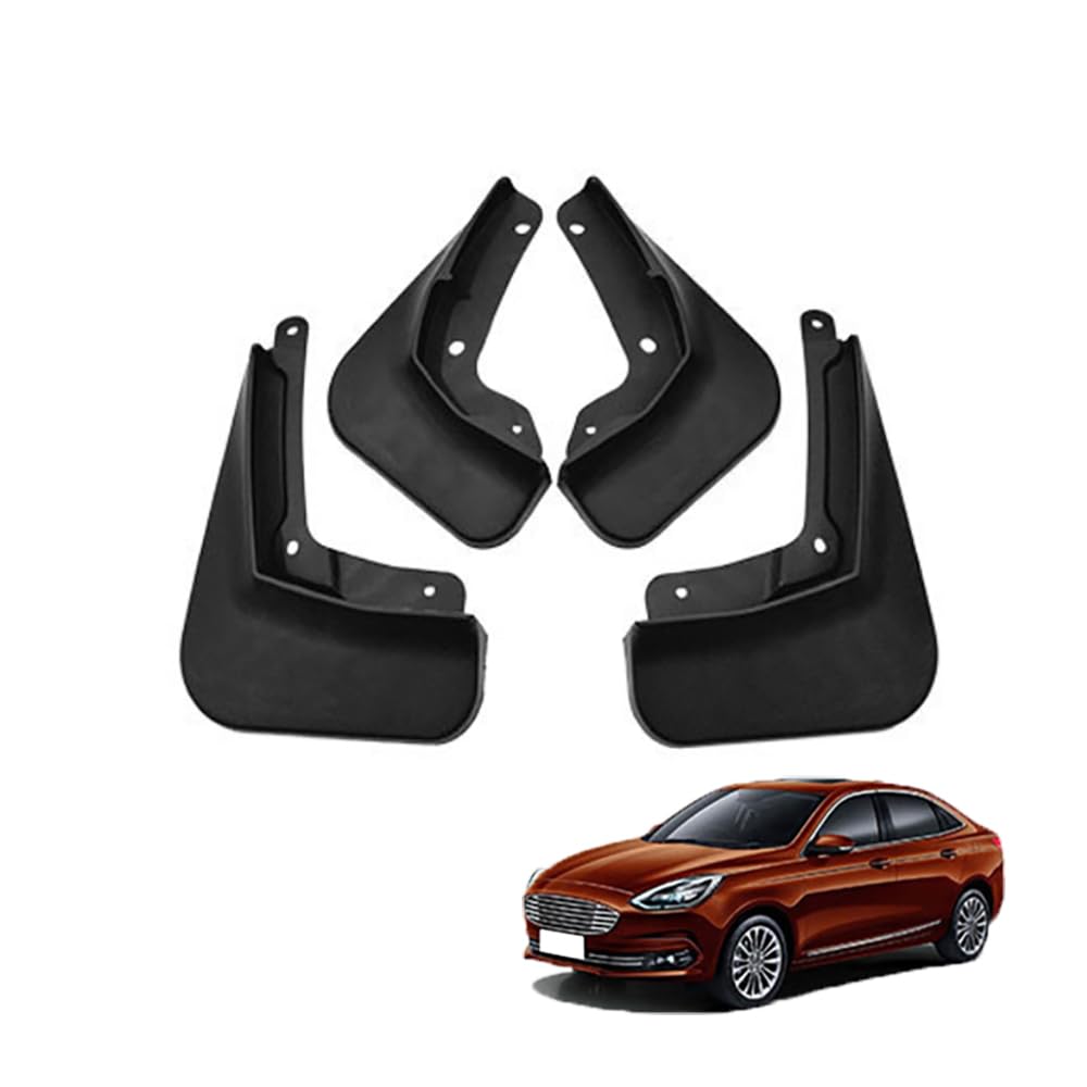 Amhvmu Normal 4Pcs Mud Flaps For Ford Escort 2019 2020