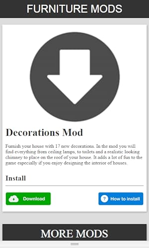 Furniture Mods