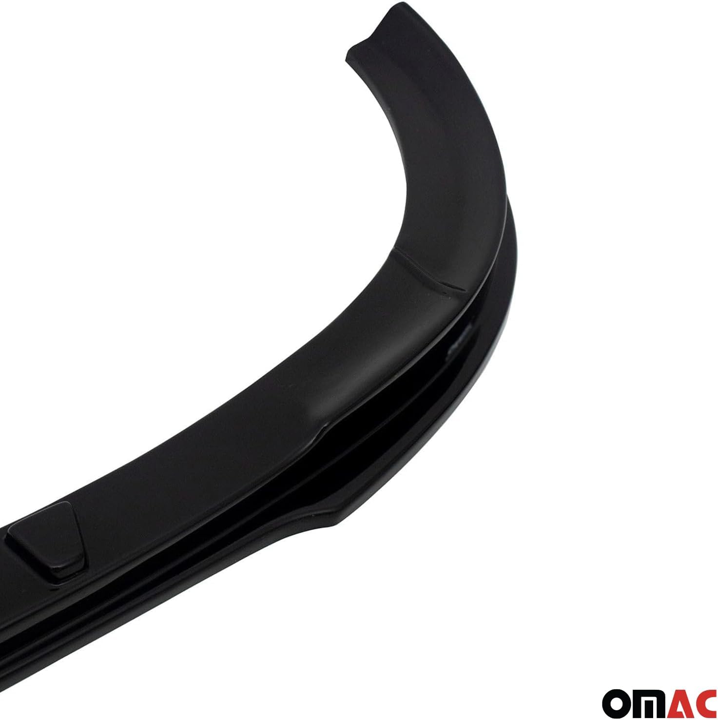 OMAC Front Bumper Lip Splitter for Ford Transit 150 250 350 2021-2026 Black 1 Pc