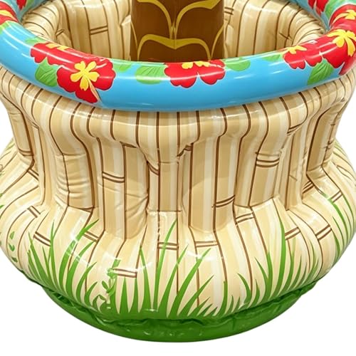 Pool cooler flottant extérieur avec grand palmier gonflable PVC - 6