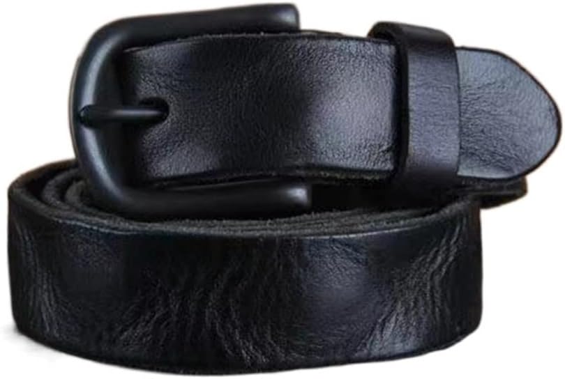 Raiser メンズレザーヴィンテージベルトロックスタイル BeltJeans 手作りベルト不足ピンバックルウエストバンド (Col