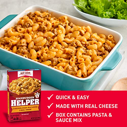 Betty Crocker Hamburger Helper, Cheeseburger Macaroni, 6.6 Oz (Pack Of 12) #TOP2