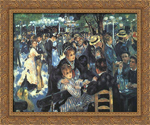 Amazon.com: The Ball At The Moulin De La Galette 24x20 Gold Ornate