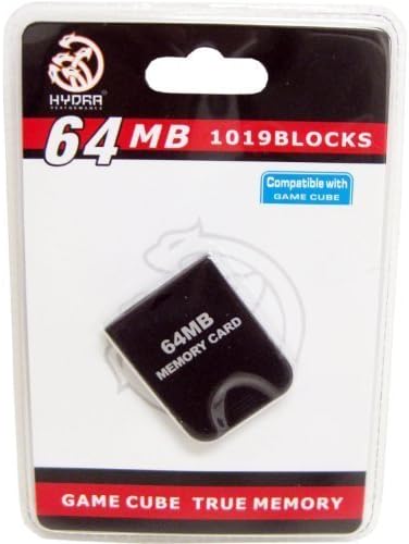 Hydra Performance® 64MB Memory Card 1019 Blocks Compatible with Gamecube GCU