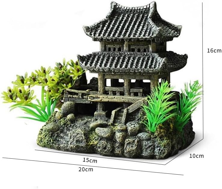 Chinese Style Fish Tank Landscape Rockery Decorative Stone Ornaments Scenery Escape Hole Deco Aquirement Stones