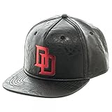 Bioworld Official Daredevil Faux Leather Snapback Hat- One Size Fits Most