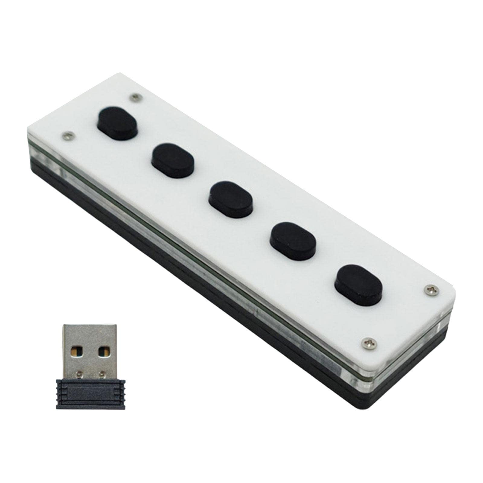 Clavier de jeu programmable sans fil : optimisez vos macros sur 5 touches double mode USB - 8
