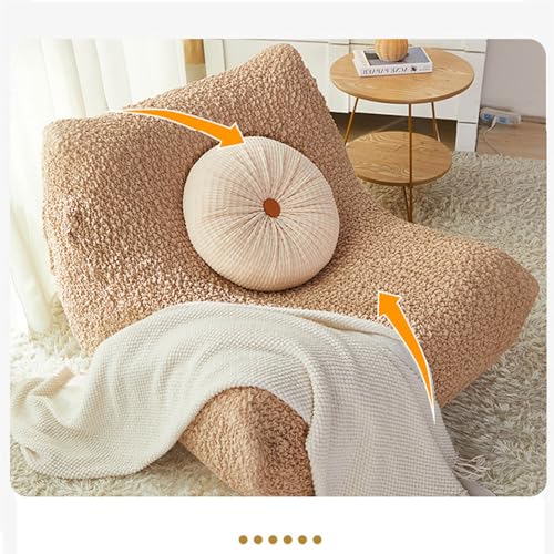Housse de canapé extensible sans accoudoirs couverture complète canapés de sol - 4
