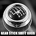 X AUTOHAUX Car Manual Gear Stick Shift Knob 6 Gear for Mini Cooper R55 R56 R57 R58 R59 R61 Car Shift Head Faux Leather