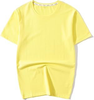 generic White T Shirts for Men Classic Basic Crewneck Short Sleeve Relaxed Fit Tops Workout Casual T-Shirt Mens Summer Tee