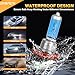 OQSNCV Fit for Jeep Grand Cherokee (2017 2018 2019 2020 2021 2022) Halogen Bulbs, H9 High Beam and H11 Low Beam Headlight Headlamp Replacement Bulbs Kit 100W 4200K, Pack of 4