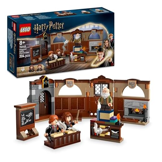 LEGO Harry Potter Hogwarts Castle: Charms Class Set with 3 Minifugures incl. Hermione Granger & Ron Weasley, Features Wingardium Leviosa Levitation Function, Toy for 8+ Year Old Boys & Girls 76442