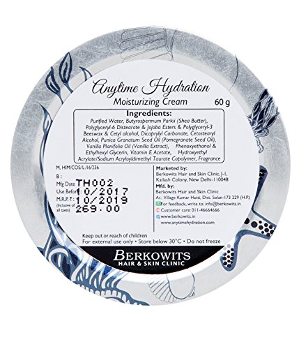 Image of BERKOWITS HAIR & SKIN CLINICS Hand Moisturizer For Dry Skin, 60 G