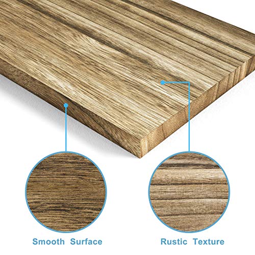 Alsonerbay Floating Shelves Wall Shelves For Bedroom Living Room, Wall Mounted Bathroom Shelves Decor Shelf Set Of 2 #TOP6