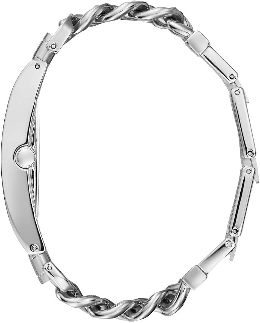 Guess Orologio analogico da donna Heavy Metal con cinturino in acciaio inox Guess Orologio analogico da donna Heavy Metal con cinturino in acciaio inox