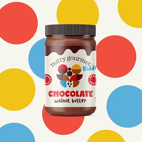 Miniatura 8 de Nutty Gourmet - Mantequilla de nueces de chocolate para untar, mantequilla de nuez de chocolate, baja en azúcar, sin OMG, vegana, sin ingredientes