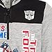 Transformers Optimus Prime Toddler Boys Fleece Half Zip Hoodie Gray 5T