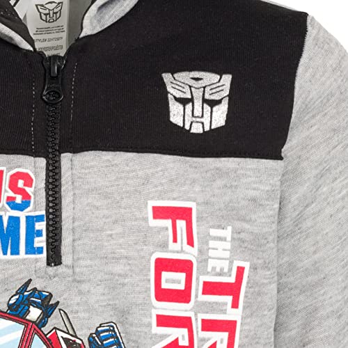 Transformers Optimus Prime Bumblebee Megatron Half Zip Pullover Hoodie Toddler to Big Kid4